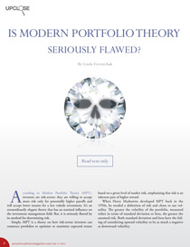 Is modern portfolio theory seriously flawed