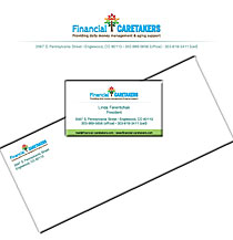 We create letterhead, envelopes, business cards and speciality branded items for financial advisors